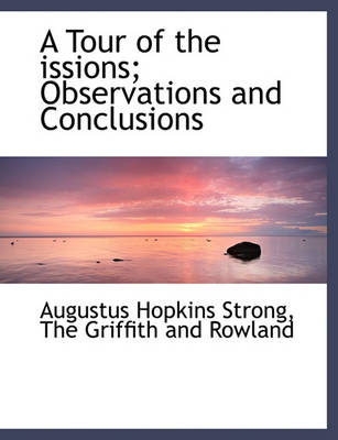 Book cover for A Tour of the Issions; Observations and Conclusions