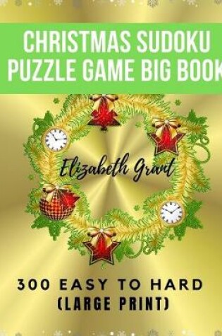 Cover of Christmas Sudoku Puzzle Game Big Book