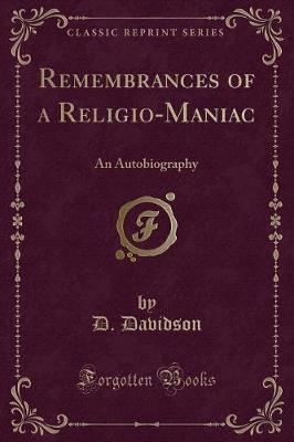 Book cover for Remembrances of a Religio-Maniac