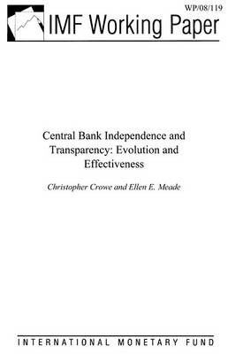 Book cover for Central Bank Independence and Transparency