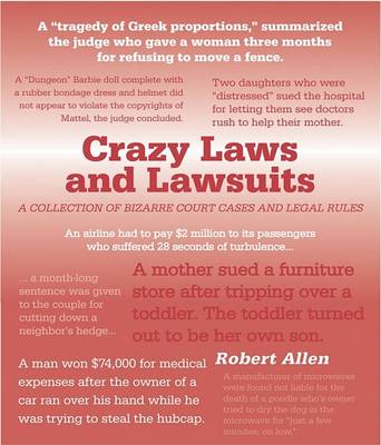 Book cover for Crazy Laws and Lawsuits