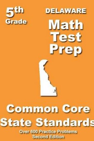 Cover of Delaware 5th Grade Math Test Prep