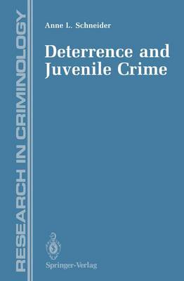 Book cover for Deterrence and Juvenile Crime