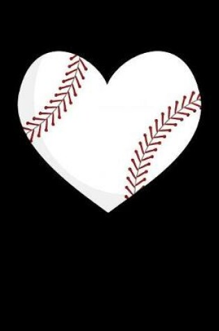 Cover of Funny baseball heart journal