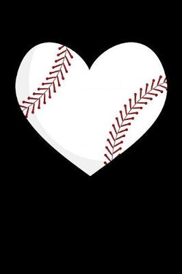 Book cover for Funny baseball heart journal