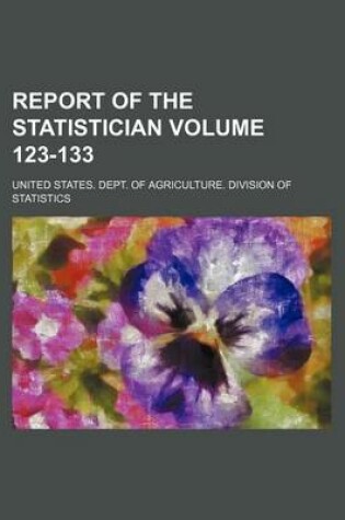 Cover of Report of the Statistician Volume 123-133