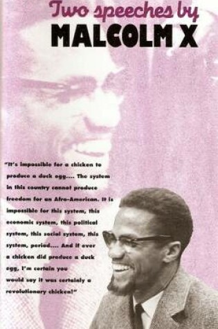 Cover of Two Speeches by Malcolm X