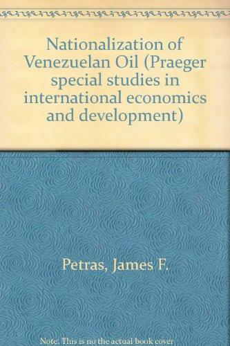 Book cover for Nationalization of Venezuelan Oil