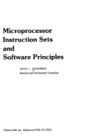 Cover of Microprocessor Instruction Sets and Software Principles