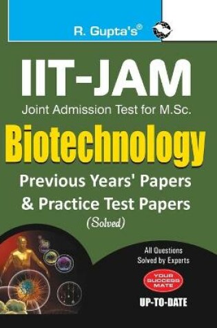 Cover of Iit-Jam Joint Admination Test for M.SC. Biotechnology