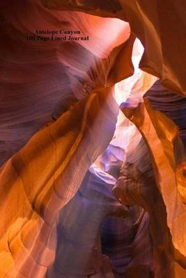 Book cover for Antelope Canyon 100 Page Lined Journal