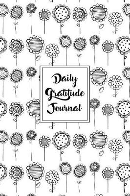 Cover of Gratitude Journal Scribbly Flowers Pattern 1