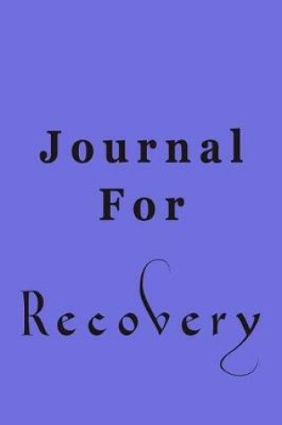 Cover of Journal For Recovery