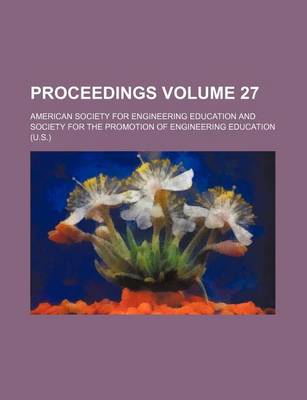 Book cover for Proceedings Volume 27