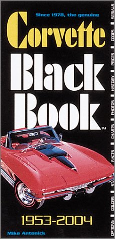 Book cover for Corvette Black Book 1953-2004