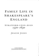 Book cover for Family Life in Shakespeare's England