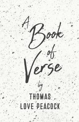 Book cover for A Book of Verse by Thomas Love Peacock