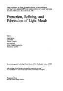 Cover of Extraction, Refining, and Fabrication of Light Metals