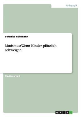 Cover of Mutismus
