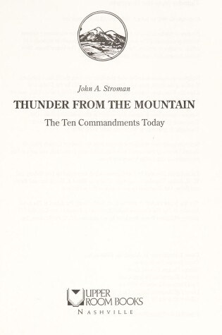 Cover of Thunder from the Mountain