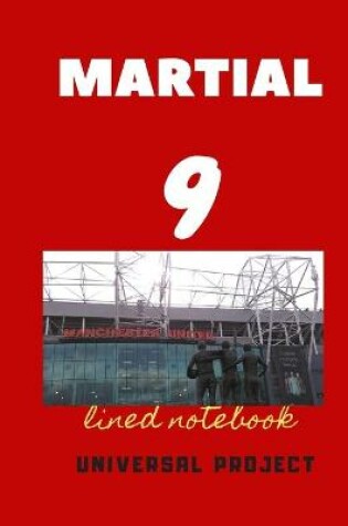 Cover of 9 MARTIAL lined notebook