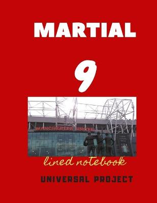 Book cover for 9 MARTIAL lined notebook