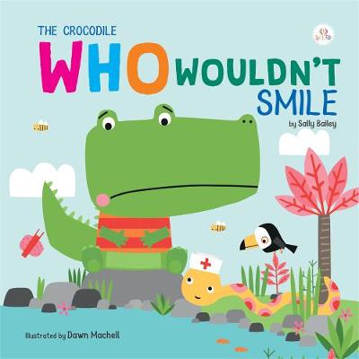 Book cover for The Crocodile Who Wouldn't Smile