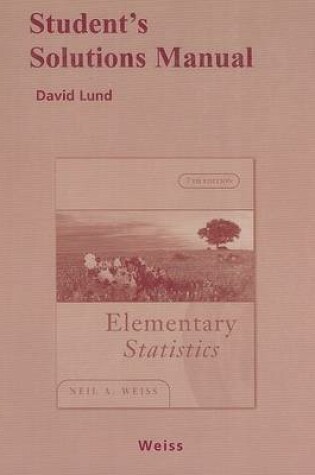 Cover of Student Solutions Manual for Elementary Statistics