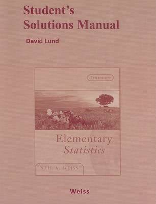 Book cover for Student Solutions Manual for Elementary Statistics