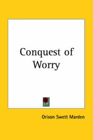 Cover of Conquest of Worry