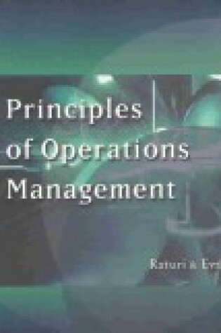Cover of Prin of Operations Management