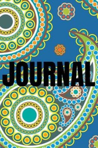 Cover of Paisley Background Lined Writing Journal Vol. 19