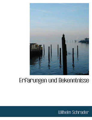 Book cover for Erfarungen Und Bekenntnisse