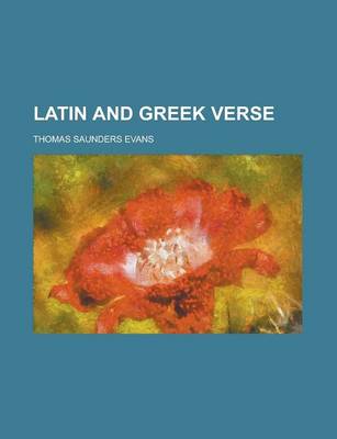 Book cover for Latin and Greek Verse