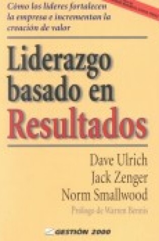 Cover of Liderazgo Basado En Resultados