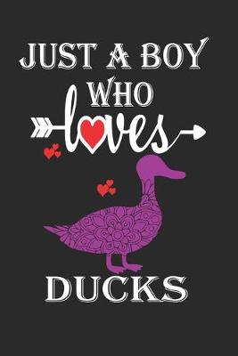 Book cover for Just a Boy Who Loves Ducks