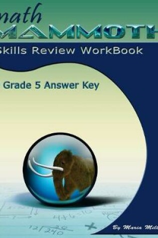 Cover of Math Mammoth Grade 5 Skills Review Workbook Answer Key