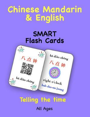 Book cover for Chinese Mandarin & English Smart Flash Cards Telling the time