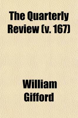 Book cover for The Quarterly Review (Volume 167)