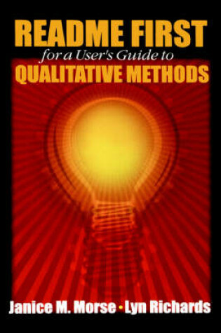 Cover of README FIRST for a User′s Guide to Qualitative Methods