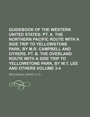 Book cover for Guidebook of the Western United States Volume 3-4