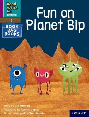 Book cover for Read Write Inc. Phonics: Fun on Planet Bip (Purple Set 2 Book Bag Book 5)