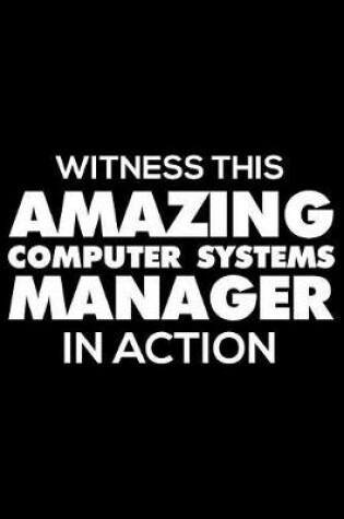 Cover of Witness This Amazing Computer Systems Manager in Action