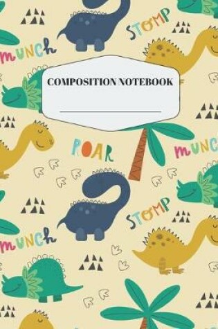 Cover of Dinosaur Composition Notebook