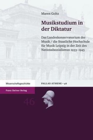 Cover of Musikstudium in Der Diktatur