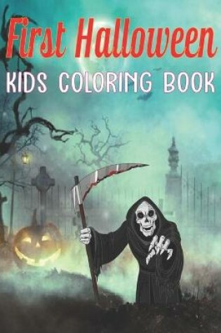 Cover of First Halloween Kids Coloring Book