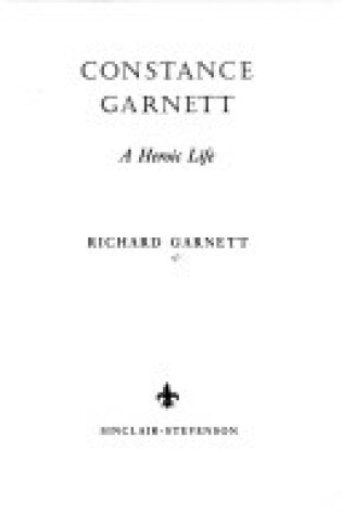 Cover of Constance Garnett