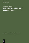 Book cover for Religion, Kirche, Theologie