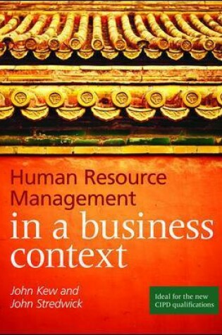 Cover of Human Resource Management in Context