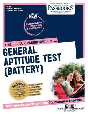 Book cover for General Aptitude Test (Battery) (Cs-29)